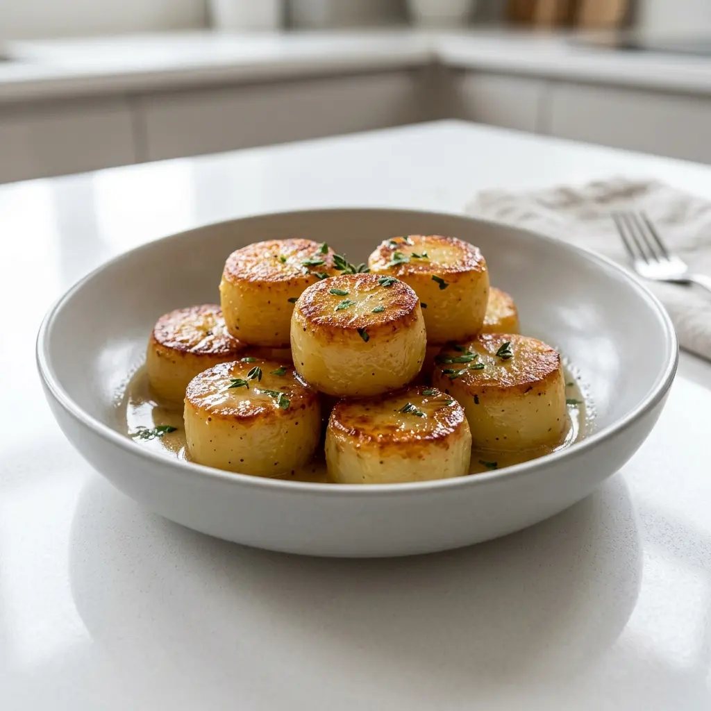 Paruošto patiekalo recepto Pommes fondant nuotrauka