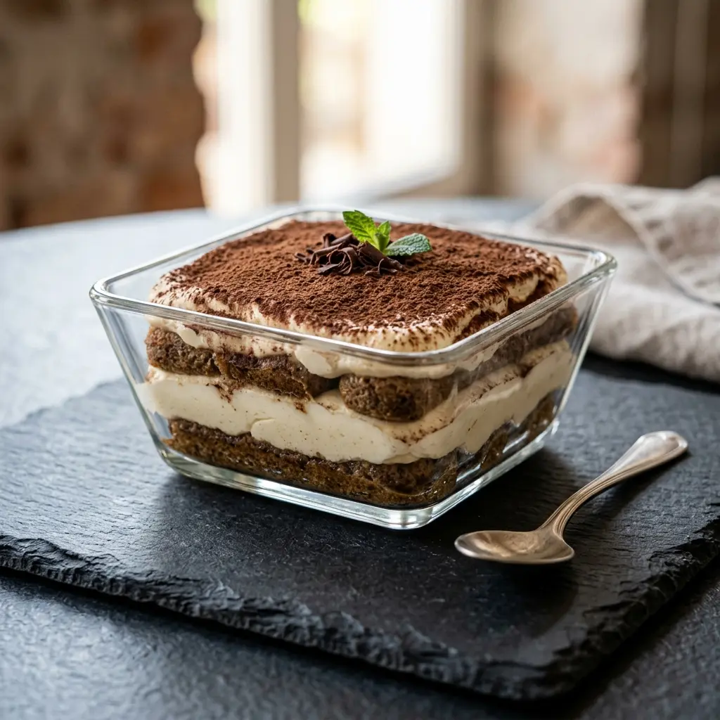 Deserto recepto tiramisu nuotrauka